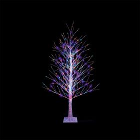 Premier LED Birch Tree, Rainbow - 1.2m