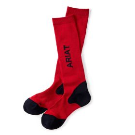 Ariat TEK Performance Socks - Red & Navy