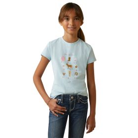 Ariat Children's Time to Show T-Shirt - Blue