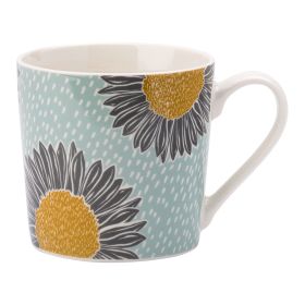 The English Tableware Company Artisan Flower Floral Mug - Blue
