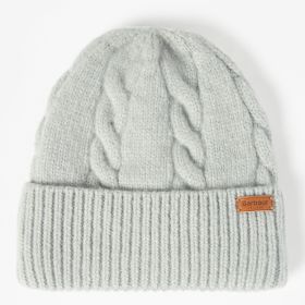 Barbour Meadow Cable Beanie Hat - Light Grey