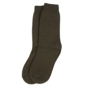 Barbour Wellington Calf Socks - Olive