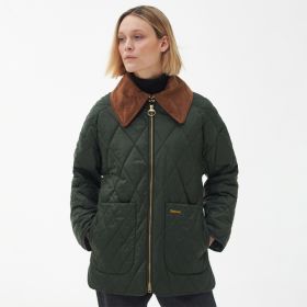 Barbour Women's Woodhall Quilted Jacket - Sage