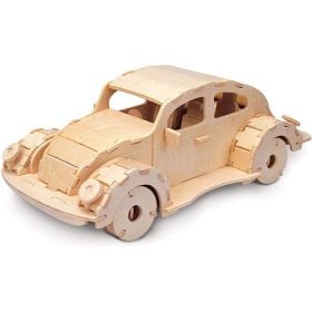Woodcraft Construction Kit – VW Beetle