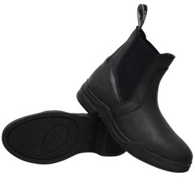 HyLand Women's Wax Leather Jodhpur Boots - Black
