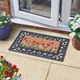  Smart Garden Outside In 'In Bloom' Doormat Insert - 53cm x 23cm