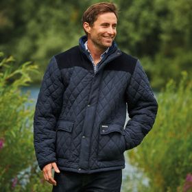 Champion Men’s Lewis Quilted Jacket – Navy