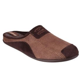 Cotswold Men’s Westwell Mule Slippers – Brown