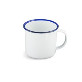 Highlander Vintage Enamel Mug, 280ml - White