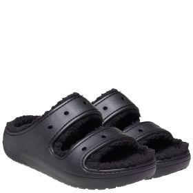Crocs Unisex Classic Cozzzy Sandals - Black 