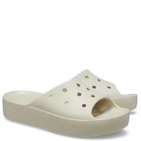 Crocs Women's Classic Platform Slides – Bone