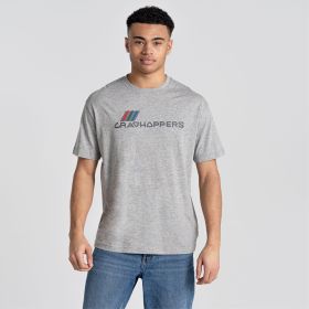 Craghoppers Men’s Crosby Short Sleeved T- Shirt – Soft Grey Marl