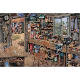 House Of Puzzles MC126 Dad's Shed Jigsaw Puzzle - 1000 Piece