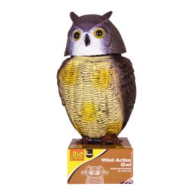 The Big Cheese Wind-Action Decoy Owl