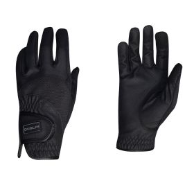 Dublin Mesh Panel Riding Gloves – Black 