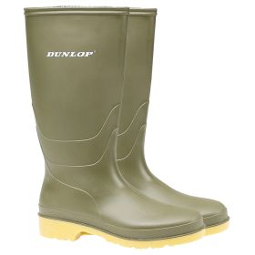 Dunlop Women's Dull  Wellington Boots - Green