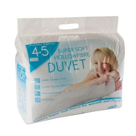 Charlotte Andersen Double Bed Super Soft Hollowfibre Duvet - 4.5 Tog