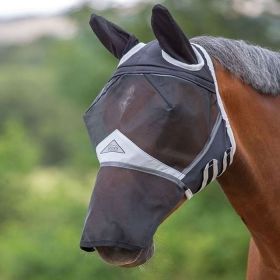 Shires Fine Mesh Fly Mask with Ears & Nose
