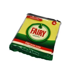 Fairy Original Eco Cellulose Cleaning Cloths - Pack of 4
