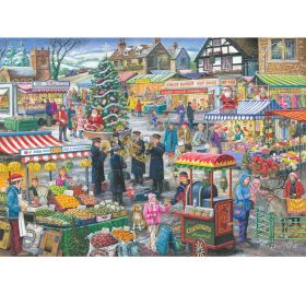 House Of Puzzles Find The Differences Collection MC307 Festive Market Jigsaw Puzzle - 1000 Piece