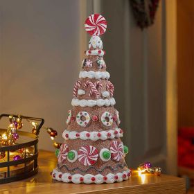 Gingerbread Christmas CandyTree Decoration - 26cm