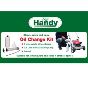 The Handy Lawnmower Oil Change Kit
