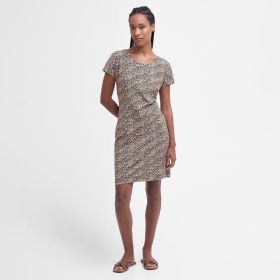 Barbour Women's Harewood Dress - Navy Country Print