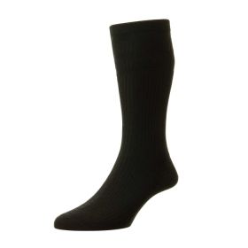 HJ Hall Original Wool Rich Softop® Socks - Black