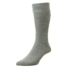 HJ Hall Original Wool Rich Softop® Socks - Grey