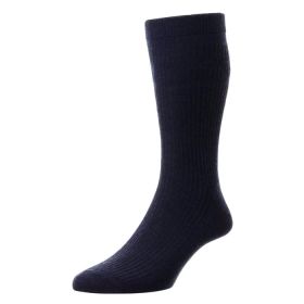 HJ Hall Original Wool Rich Softop® Socks - Navy