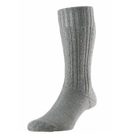 HJ Halls Merino Boot Sock – Grey