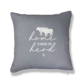 Home Is Where the Herd Is Cushion