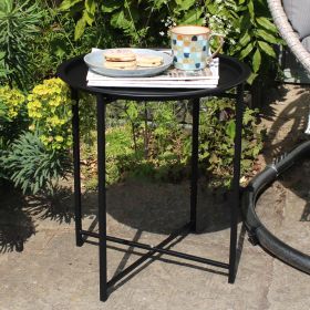 Foldable Garden Furniture Table - Black