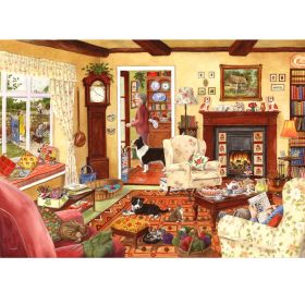 House Of Puzzles Big 500 The Harrow Collection MC542 In Time For Tea Jigsaw Puzzle - 500 Piece