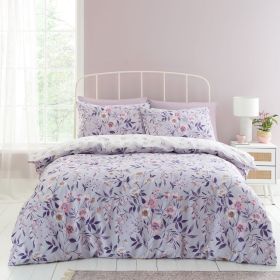 Catherine Lansfield Isadora Floral Bedding Set - Lilac