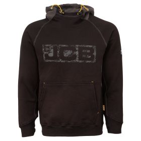JCB Horton Logo Hoodie – Black & Grey