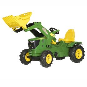 John Deere 6210R Ride-On Tractor with Front Loader and Pneumatic Tyres