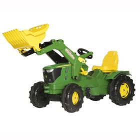 John Deere 6210R Ride-On Tractor with Front Loader