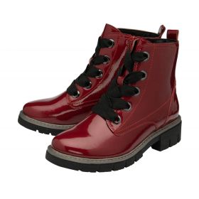 Lotus Women's Jojo Patent Boot - Red