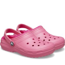 Crocs Toddler's Classic Lined Clogs - Hyper Pink
