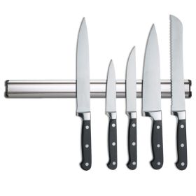 KitchenCraft Deluxe Cast Magnetic Knife Rack 