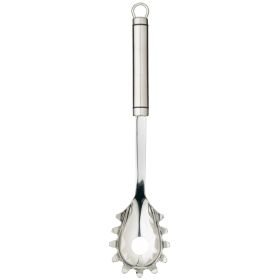 KitchenCraft Stainless Steel Oval Handled Spaghetti Spoon