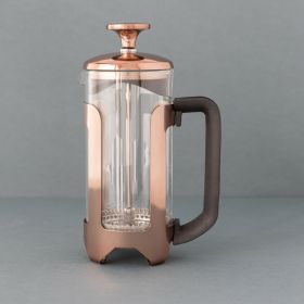 La Cafetière 3-Cup Glass / Stainless Steel Roma Cafetière, 350ml - Copper