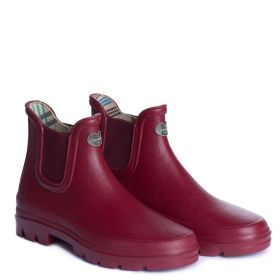 Le Chameau Women’s Iris Chelsea Jersey Lined Wellington Boots – Rouge