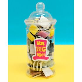 Mr Big Tops Jar of Liquorice Allsorts Sweets – 500ml