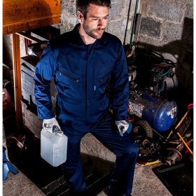 Portwest Liverpool Zip Coverall – Navy