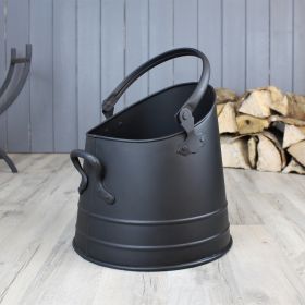 Mansion Stuart Coal Bucket, Medium - Black