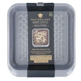 MasterClass Smart Ceramic Square Non Stick Baking Tray - 24cm x 22cm 