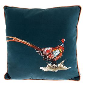  Meg Hawkins Cushion - Pheasant 