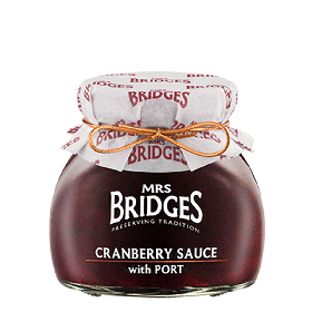Mrs Bridges Cranberry Sauce with Port - 250g